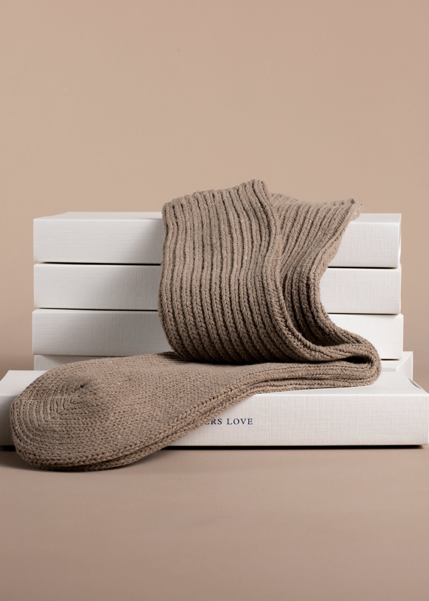 Thunders Love Color Block Classic Sand Socks