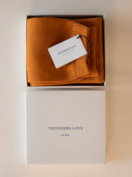 WOOL COLLECTION Solid Soft Orange Scarf