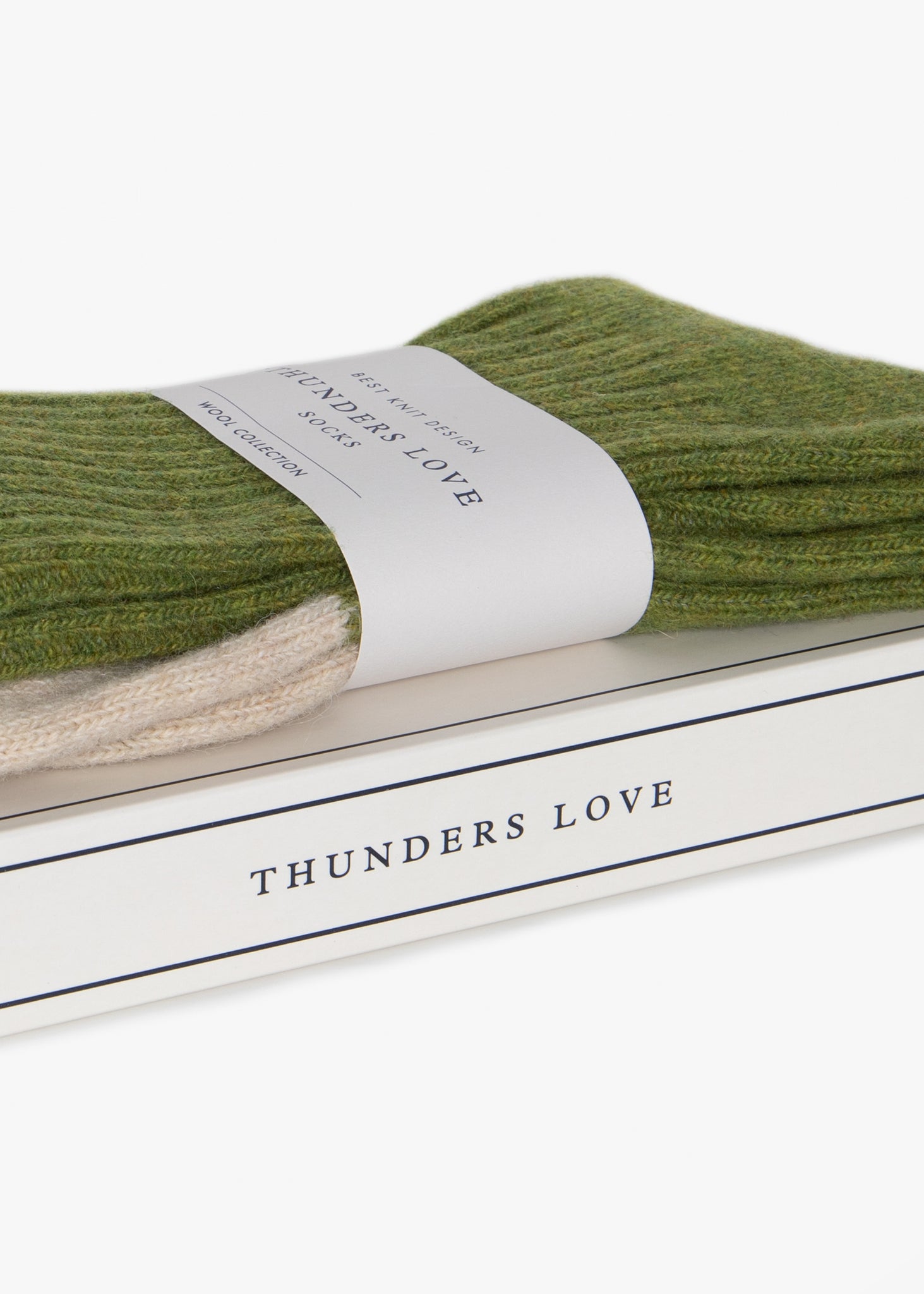 Thunders Love Wool Grass Green Socks