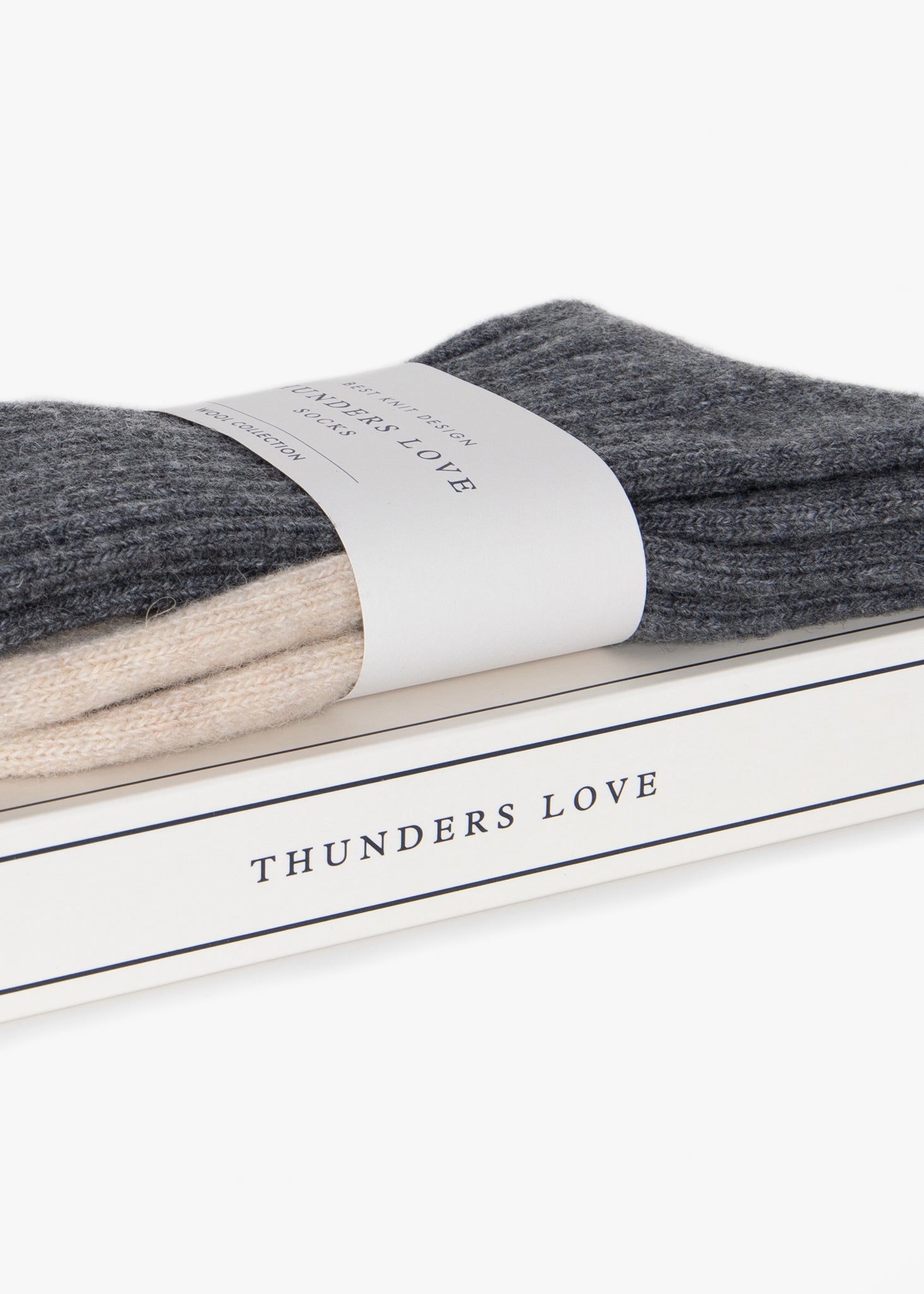 Thunders Love Wool Grey Socks