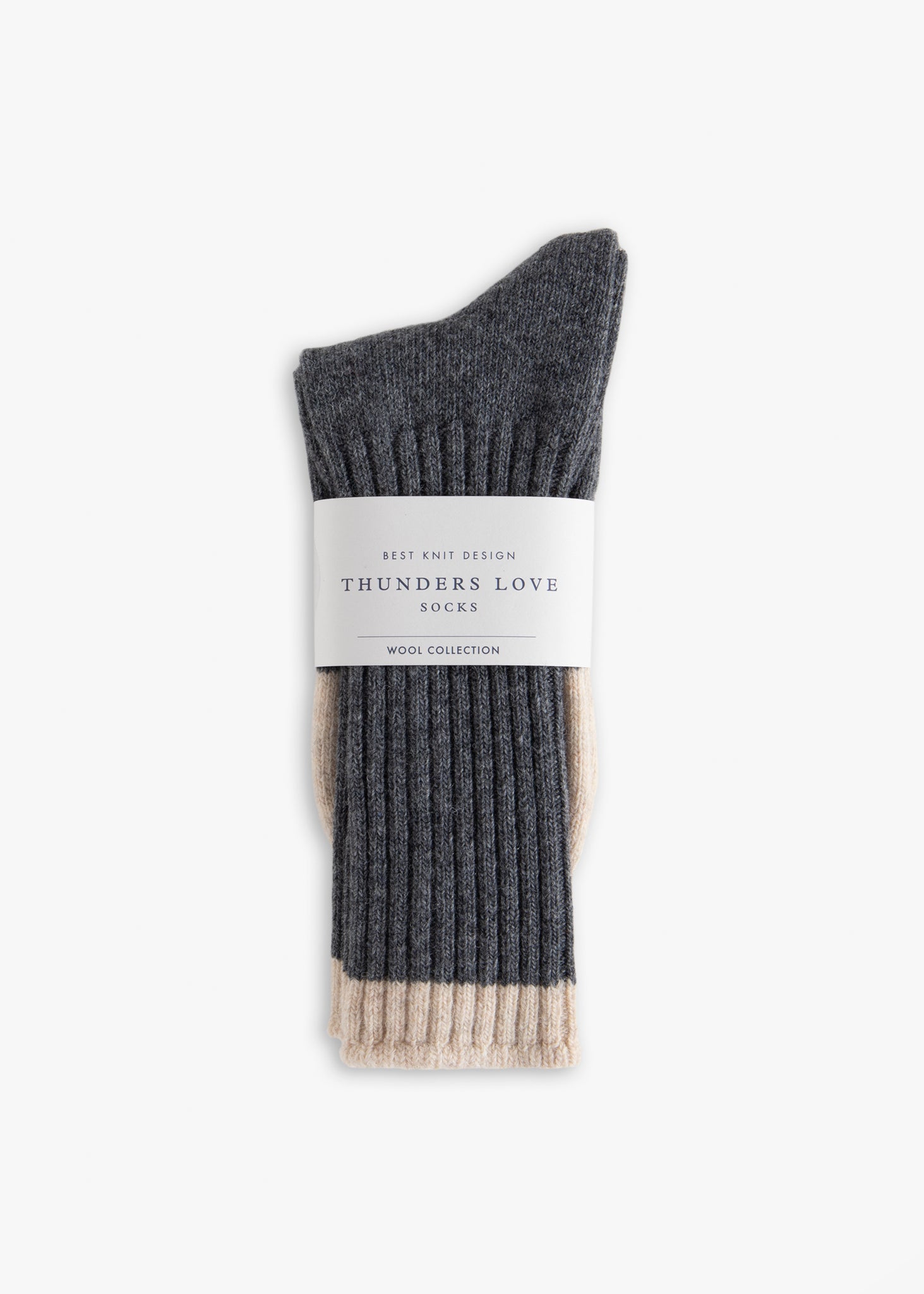 Thunders Love Wool Grey Socks