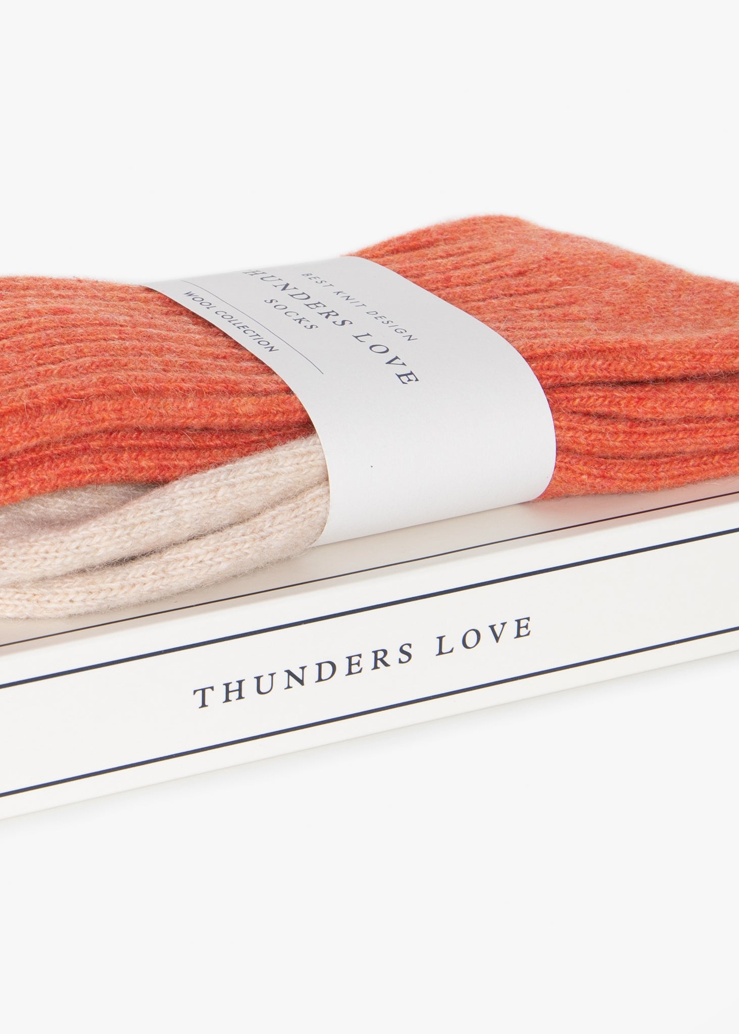 Thunders Love Wool Orange Socks