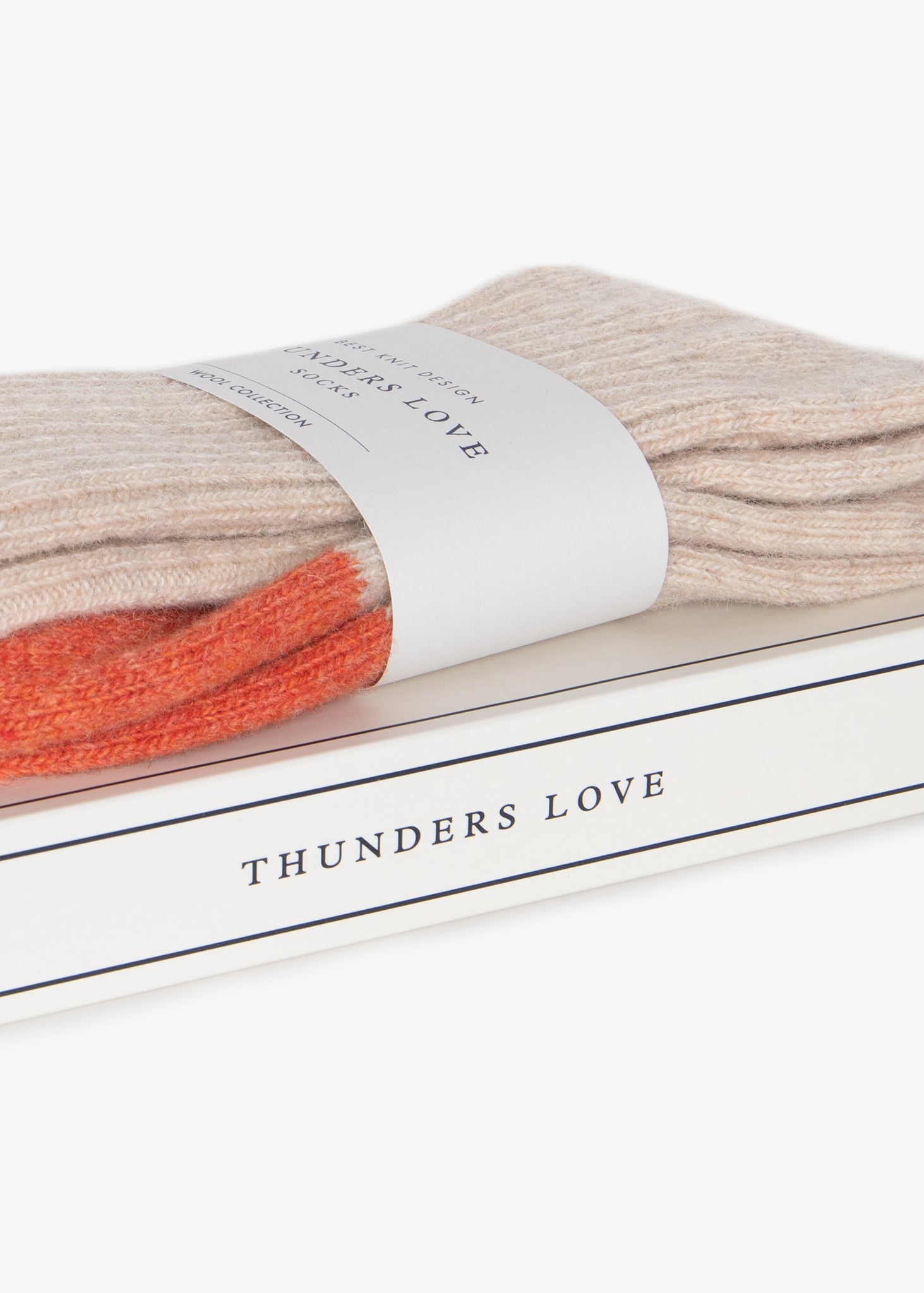 Thunders Love Wool Raw White Socks