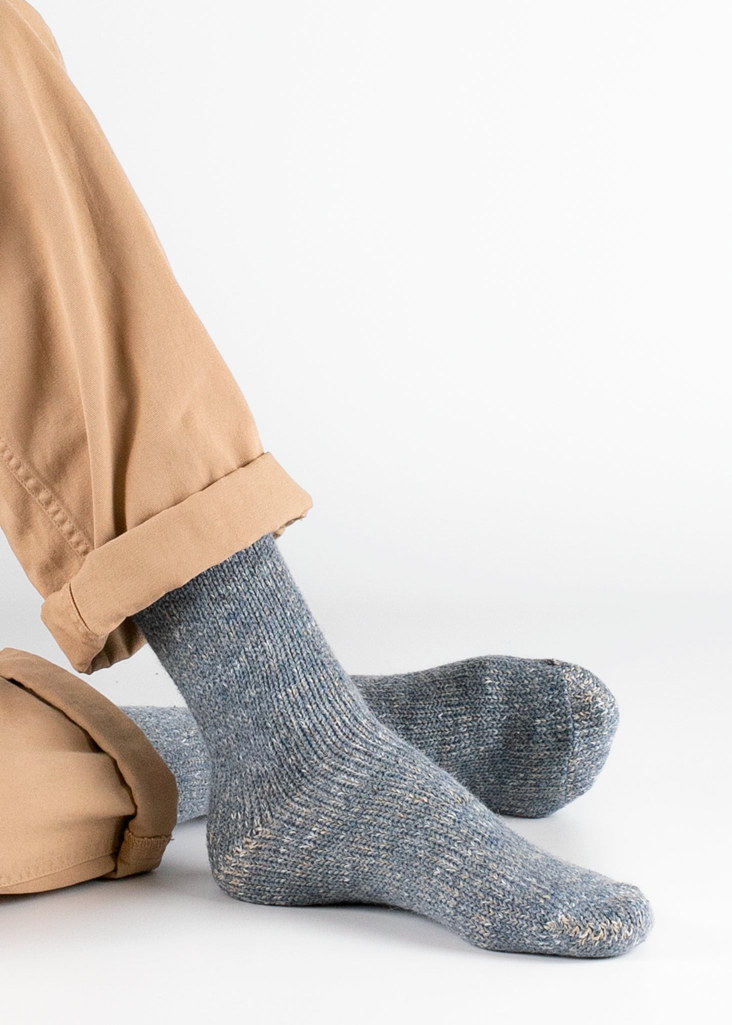 Thunders Love Wool Recycled Blue Socks