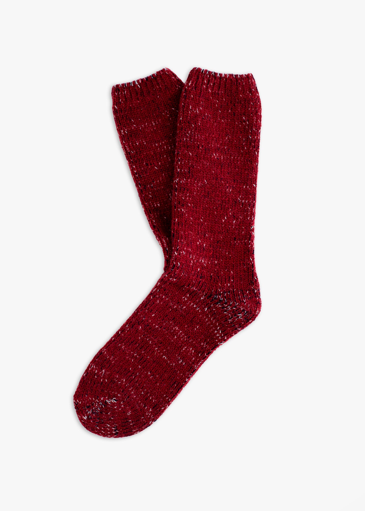 Thunders Love Wool Recycled Burgundy Socks