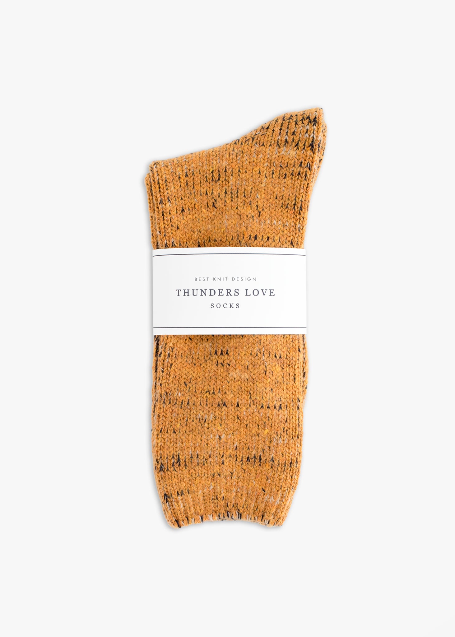 Thunders Love Wool Recycled Mustard Socks