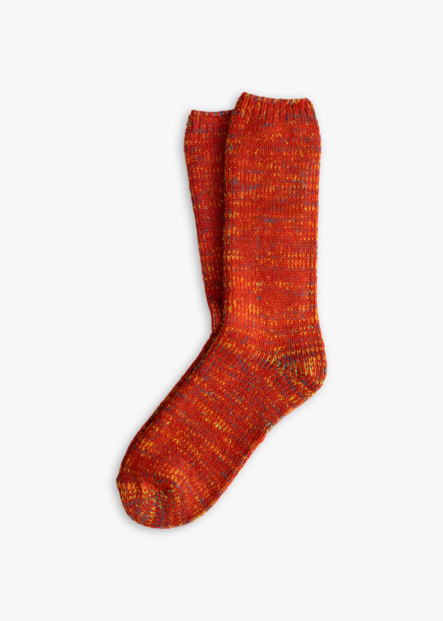 Thunders Love Wool Recycled Vintage Orange Socks
