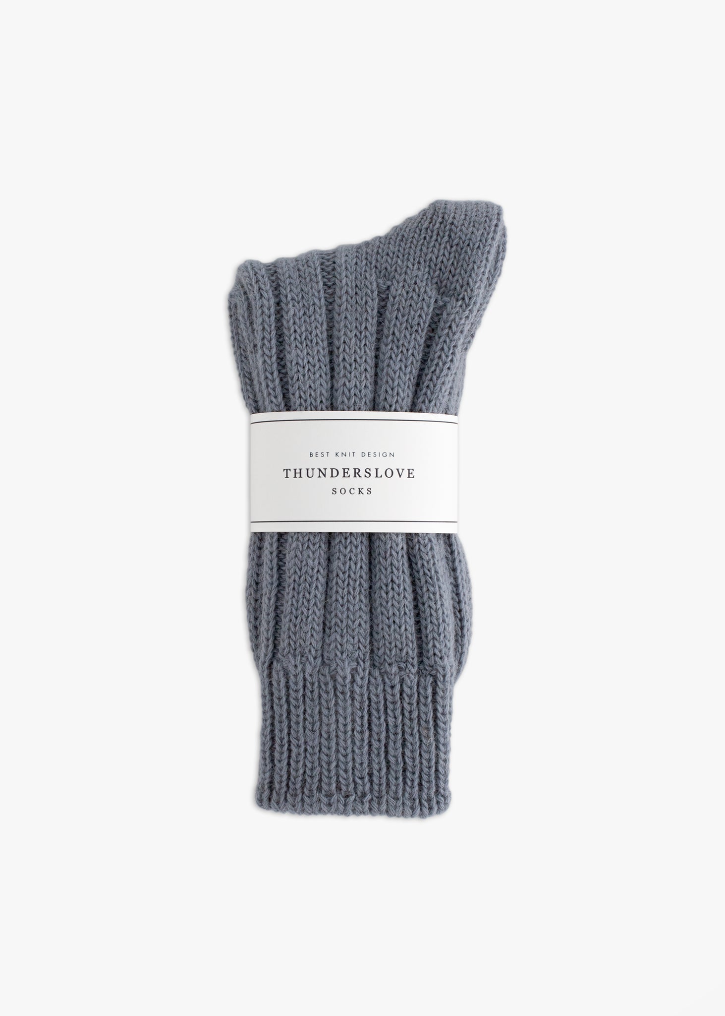 Thunders Love Wool Shetland Grey Socks