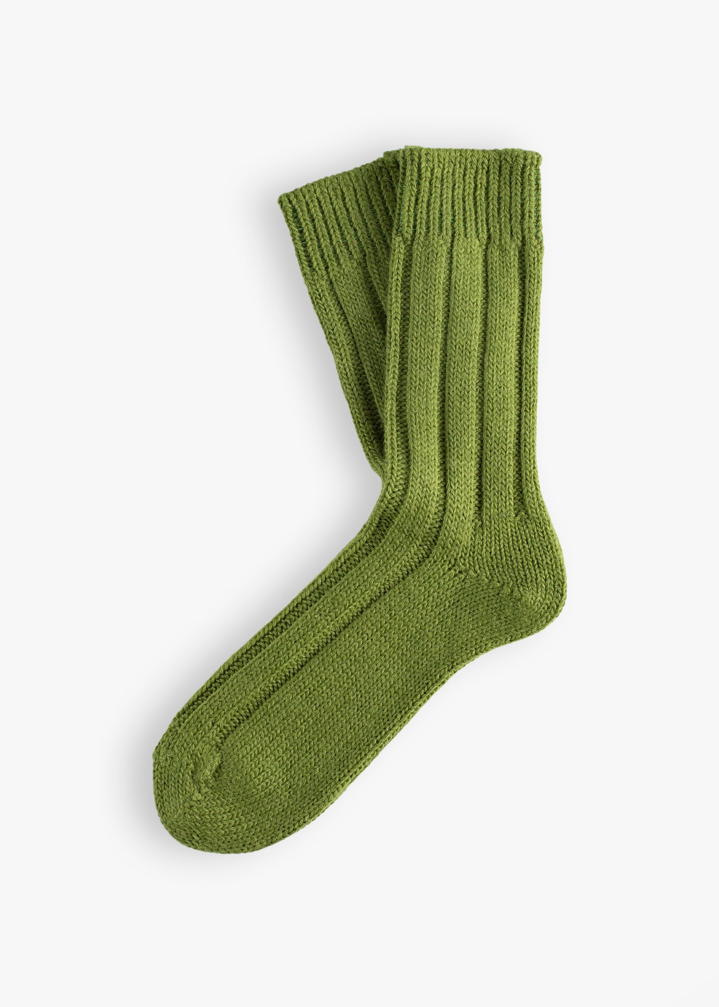 Thunders Love Wool Shetland Light Green Socks