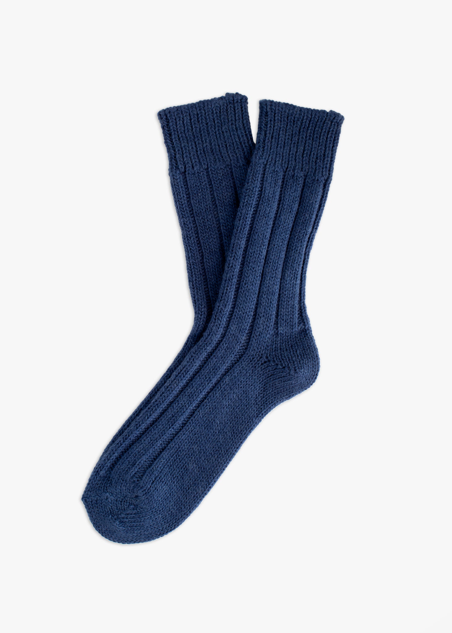 Thunders Love Wool Shetland Navy Socks