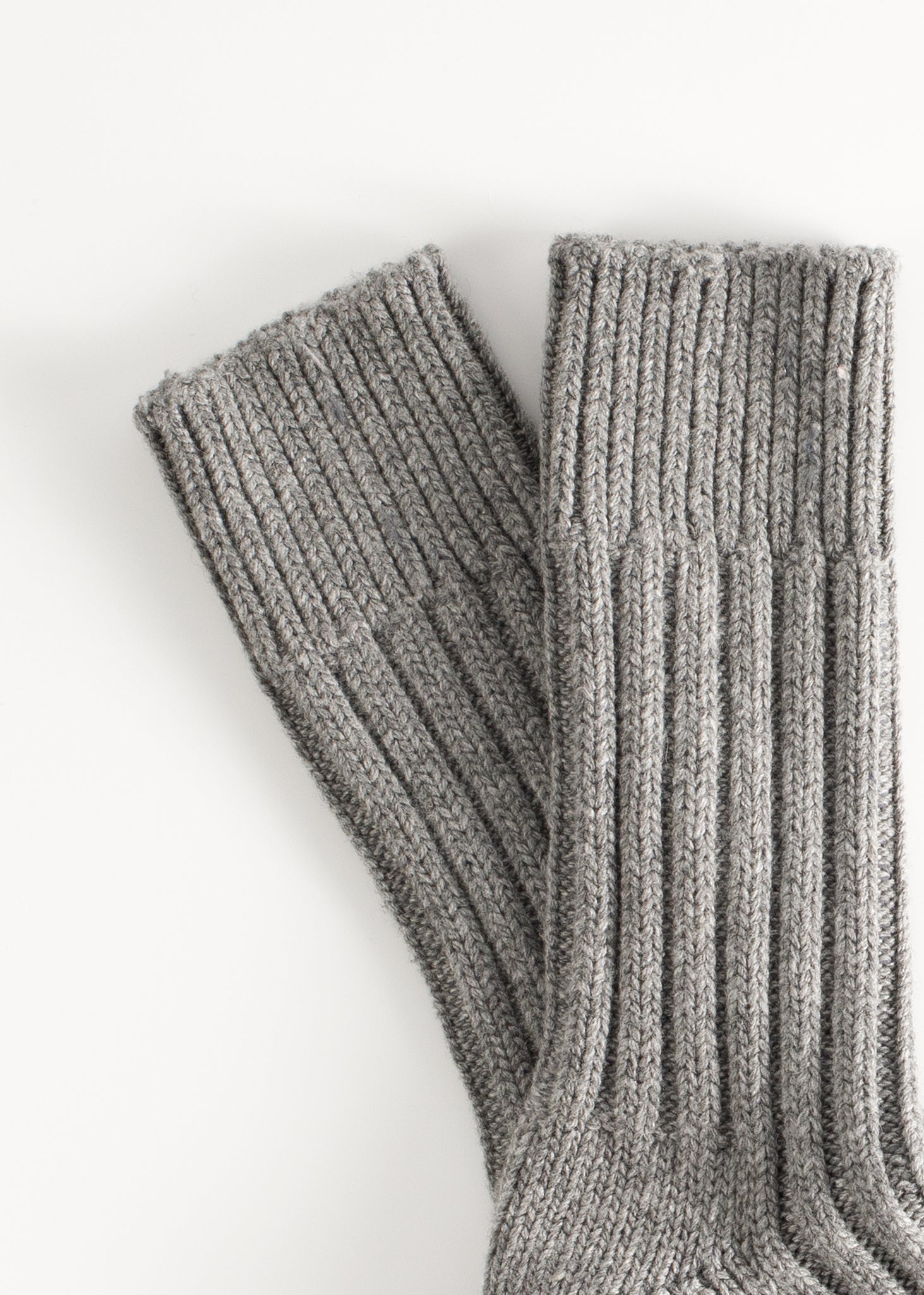 Thunders Love Wool Solid Ash Grey Socks