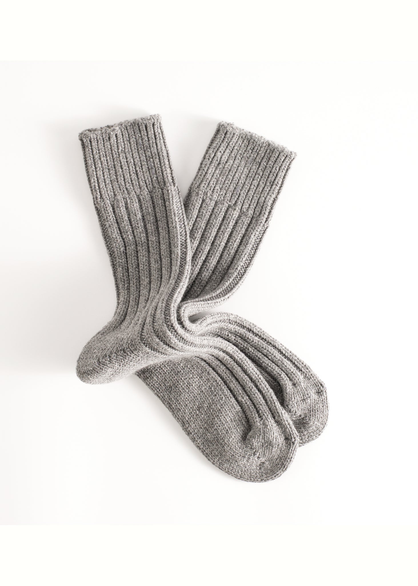Thunders Love Wool Solid Ash Grey Socks