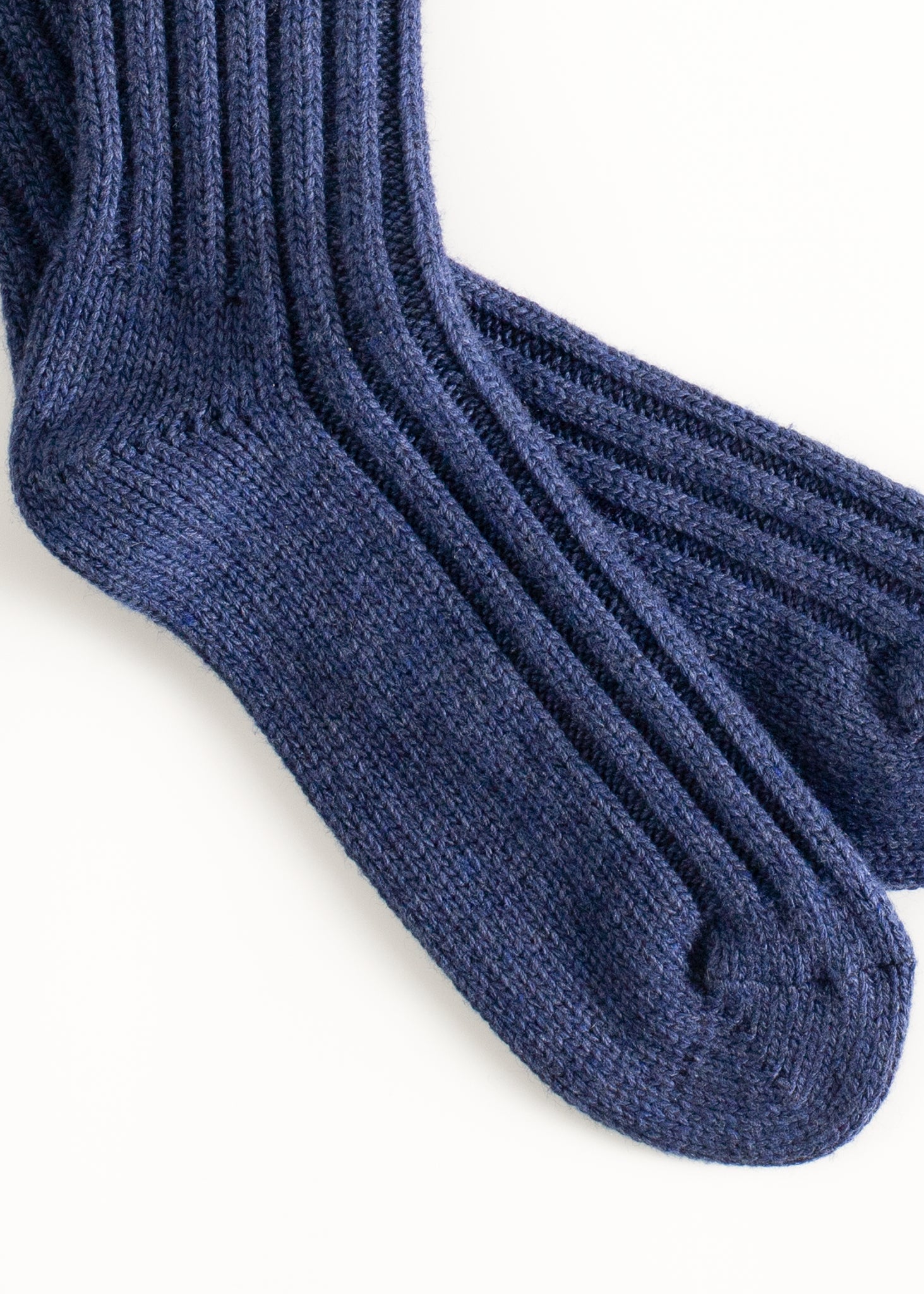 Thunders Love Wool Solid Dark Blue Socks