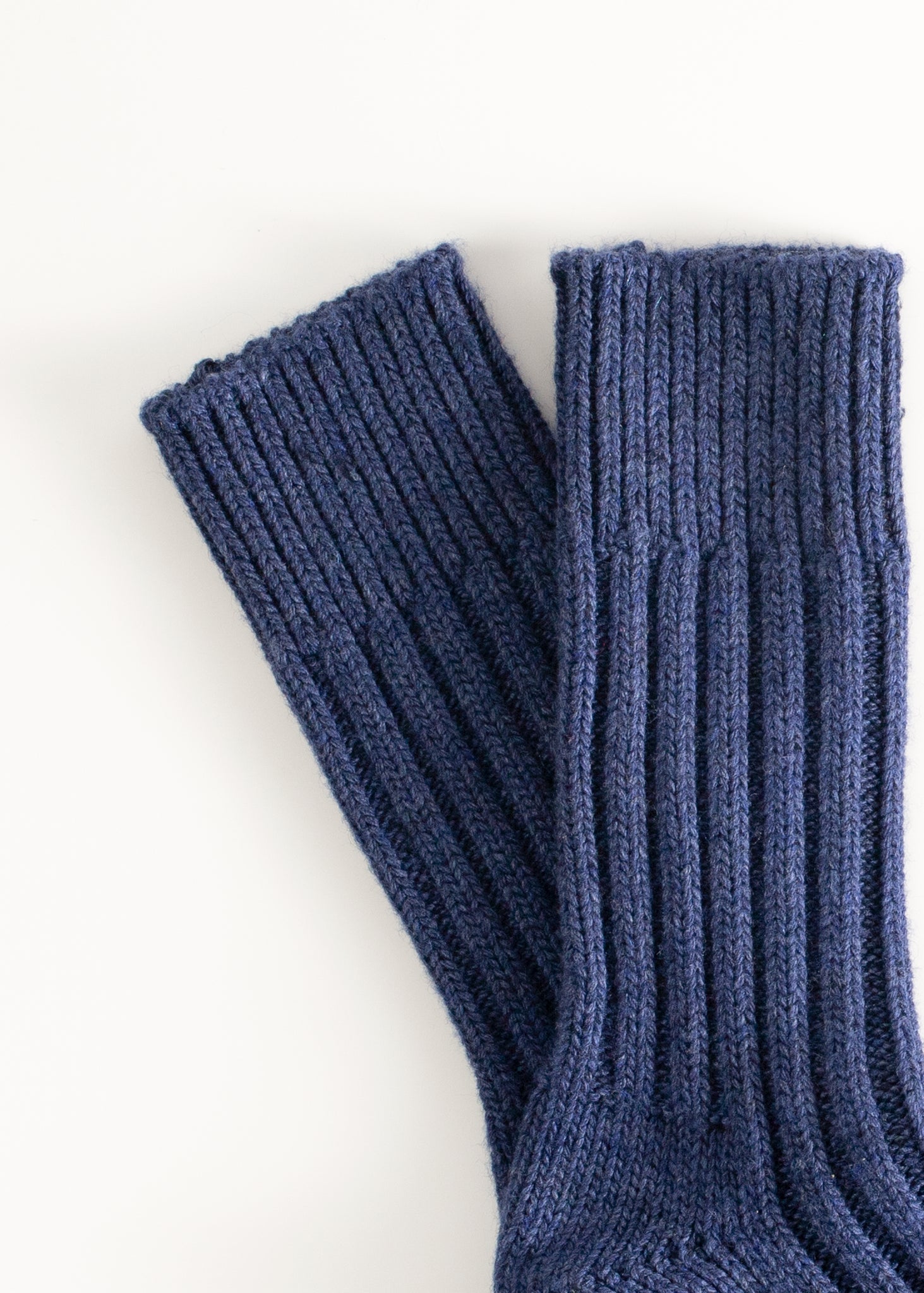 Thunders Love Wool Solid Dark Blue Socks