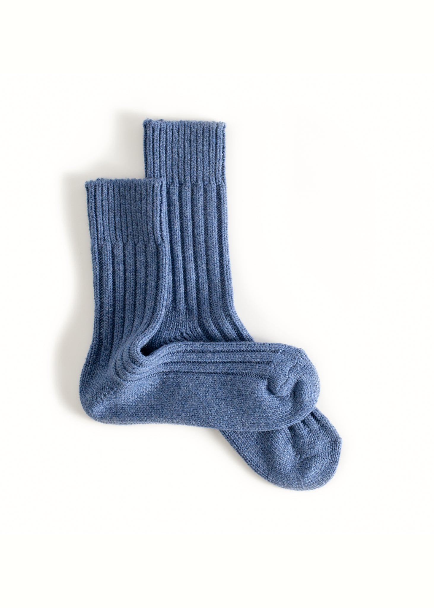Thunders Love Wool Solid Light Blue Socks
