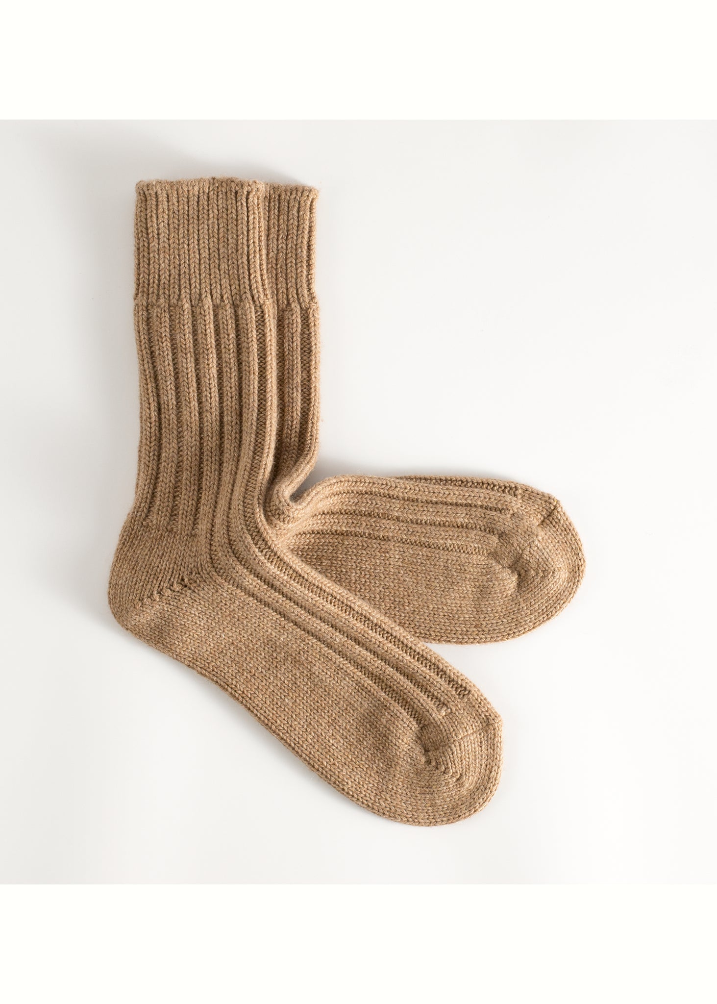 Thunders Love Wool Solid Sand Socks