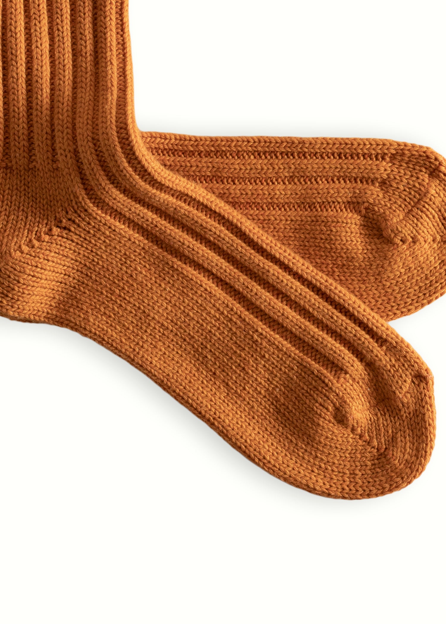 Thunders Love Wool Solid Soft Orange Socks