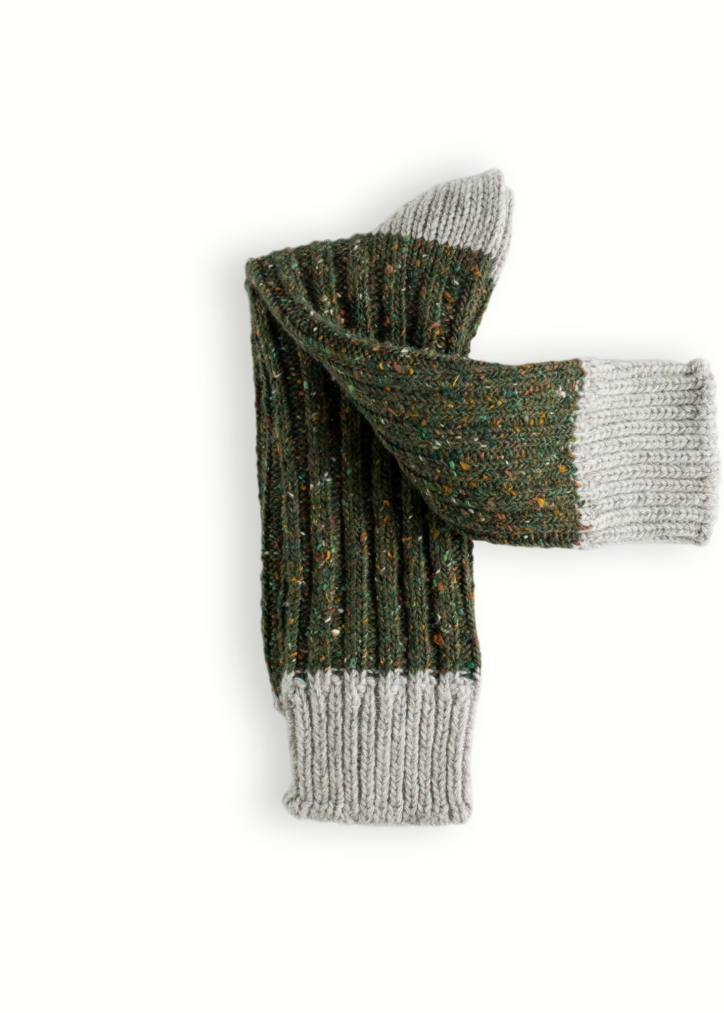 Thunders Love Wool Sprinkle Green Socks