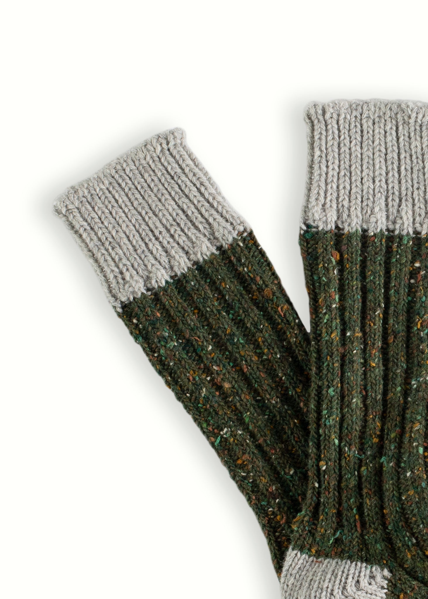 Thunders Love Wool Sprinkle Green Socks