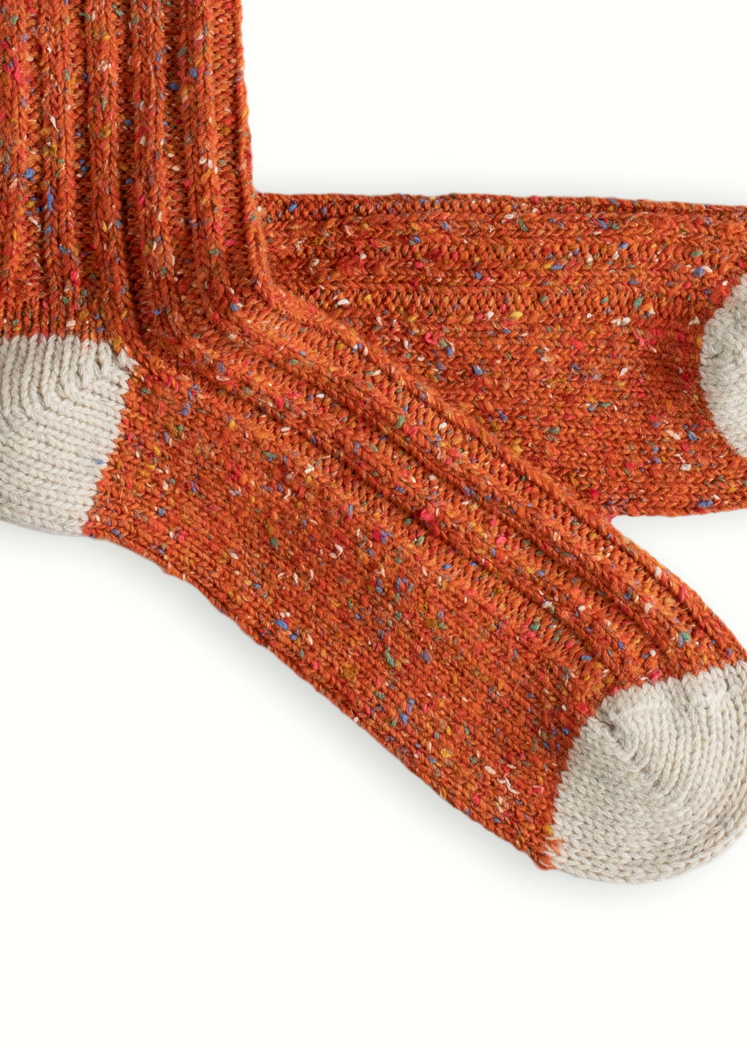 Thunders Love Wool Sprinkle Orange Socks