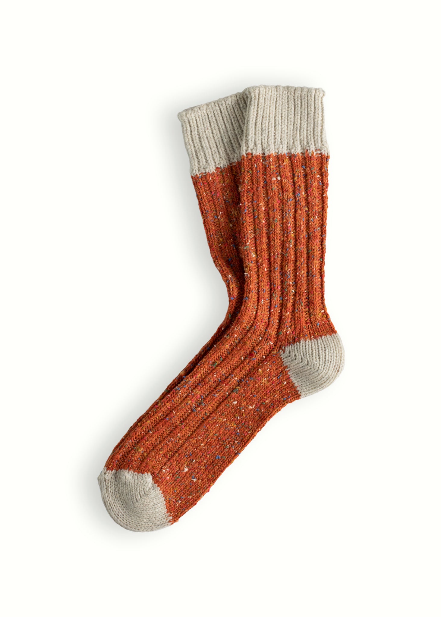 Thunders Love Wool Sprinkle Orange Socks