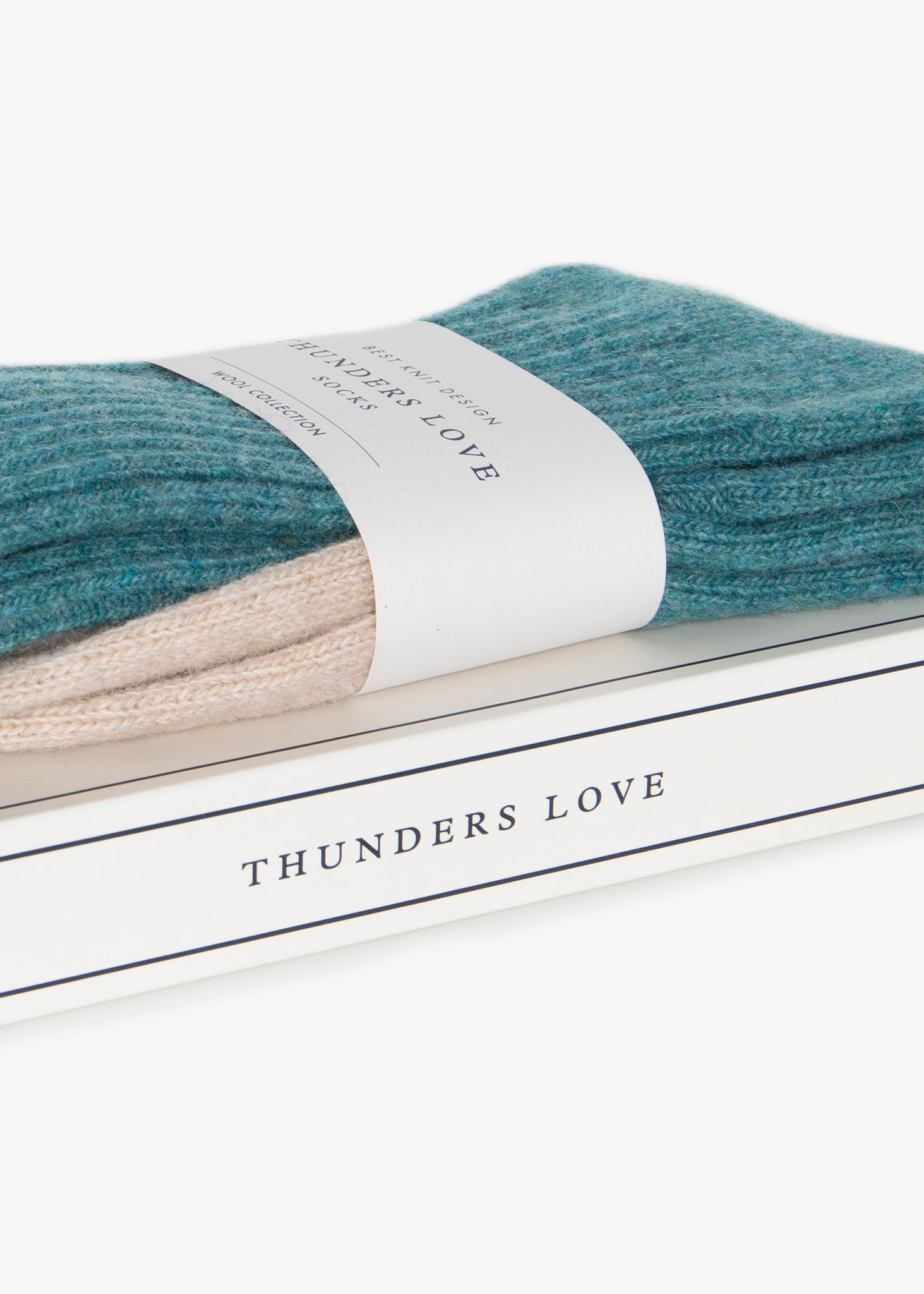 Thunders Love Wool Turquoise Socks